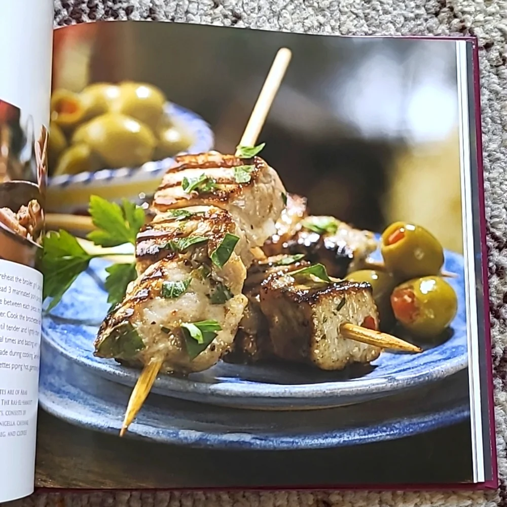 Hardcover Tapas Cookbook by Susan Tee, Vintage